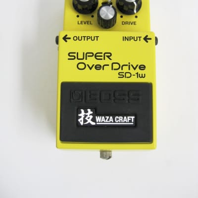 BOSS SD-1W 技クラフト Boss SD-1W Super Overdrive Pedal Waza Craft - Evolution Music