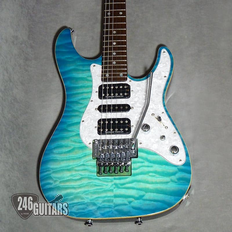 SCHECTER SD-2-24-AS (Aqua Blue/R) /Used