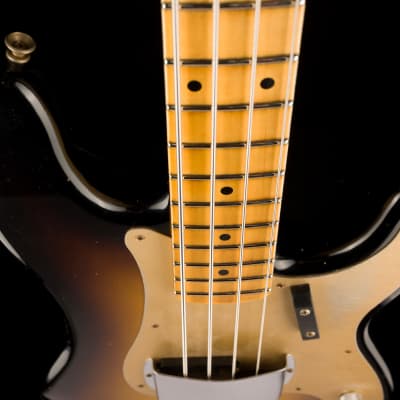 Fender Custom Shop '57 Precision Bass Journeyman Relic Wide-Fade 2 Tone Sunburst image 8