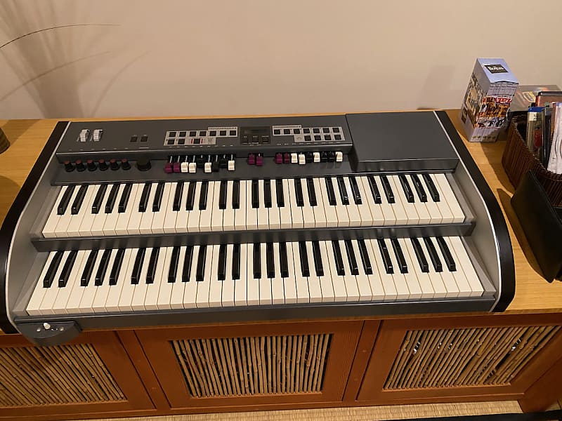 GSi DMC-122 Dual Midi Console organ with Gemini Expander dedicated sound  module 2019 Grey metal