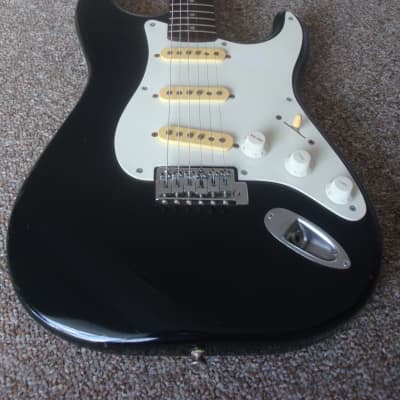 Fresher FS-380 Stratocaster 1981-84 Black Chushin Japan | Reverb
