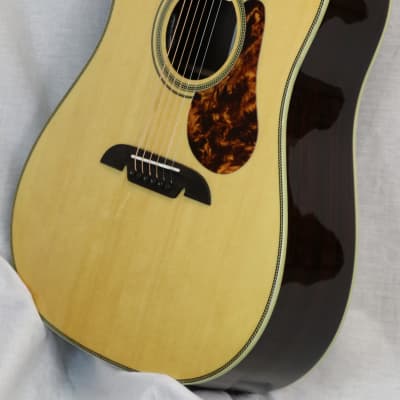 Alvarez MD70E Herringbone Masterworks Series Dreadnought Acoustic/Electric Guitar - 2024 - Natural - w/Alvarez FlexiCase image 4