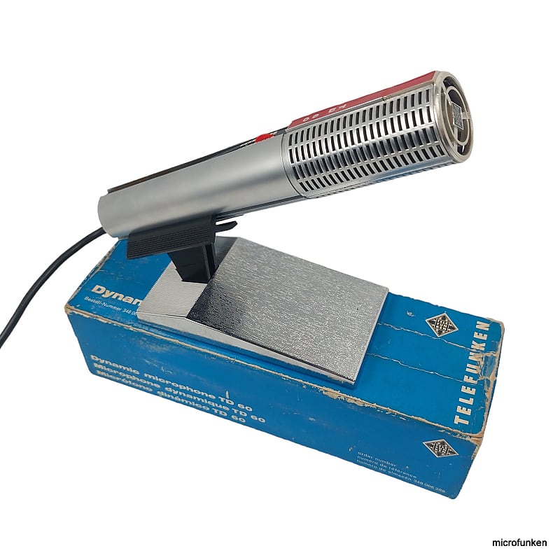 Telefunken TD60 ✓Serviced 60s Vintage Dynamic Microphone