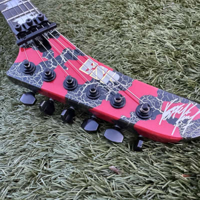 ESP KKV-380 red crackle Kerry King V 1997 - Red Crackle image 13