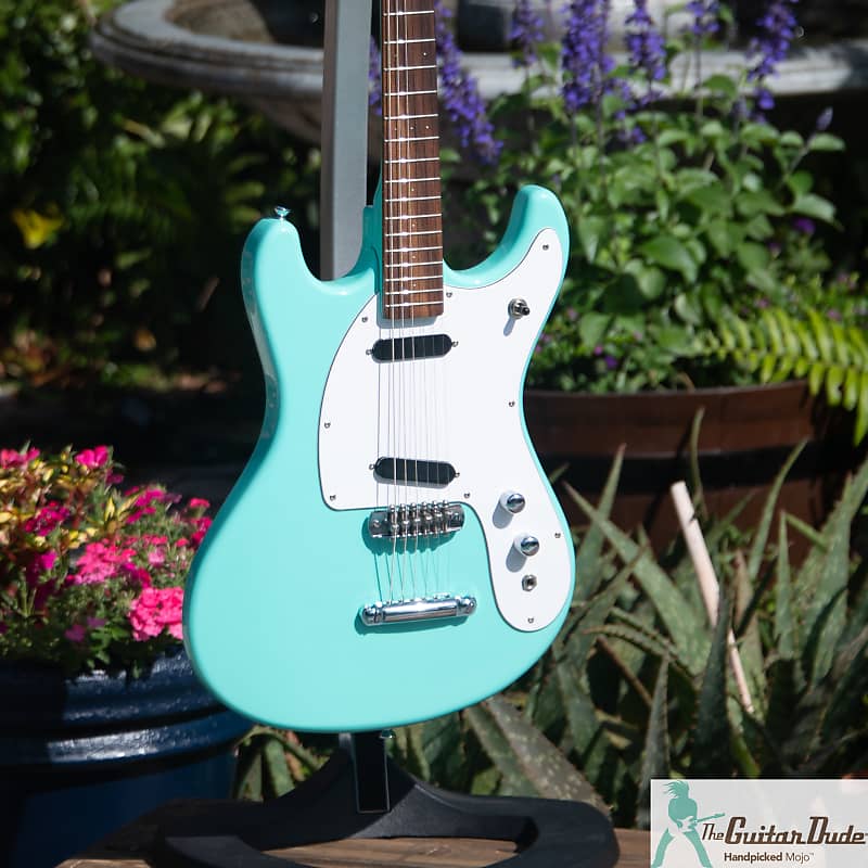 Mosrite Mark II Reissue - Surf Green - Made In Japan - Killer Tone! PRO SETUP - DEMO Video image 1