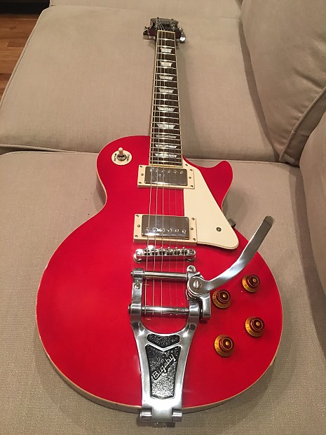 Epiphone Les Paul Standard With Bigsby Cherry Red