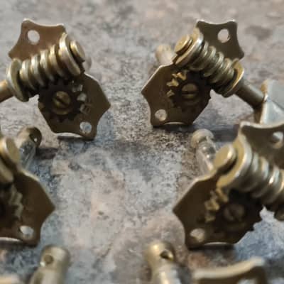 Grover Sta-Tite Open back tuners 1960s Gretsch - Nickel image 3