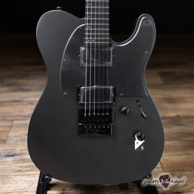 ESP LTD TE-1000 Evertune Electric Guitar – Charcoal Metallic Satin image 2