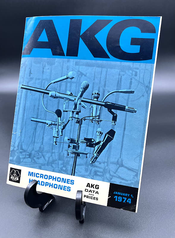 AKG 1974 Products Catalog Specifications Price Sheet C24, Reverb