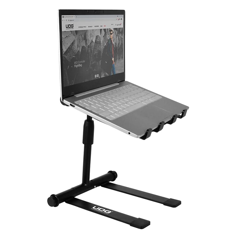 UDG Ultimate Adjustable Laptop Stand in Black - Height Adjustable