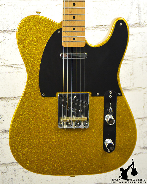 Gold shop sparkle telecaster
