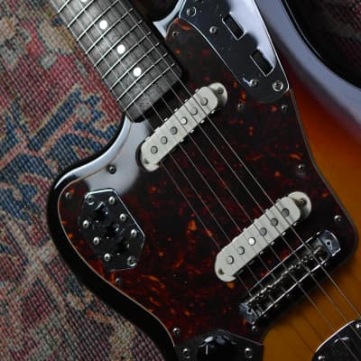 1998 Fender Japan “Order” JG66 Jaguar Left-Handed Sunburst, CIJ, Limited, Offset image 10