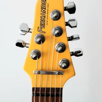 Rare Fernandes GM Jr Mad Soldiers Yellow | Reverb
