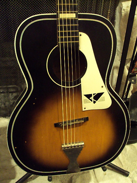 Vintage Kay Acoustic Guitar,1950s,Tin