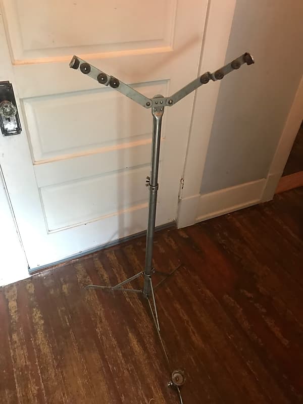 ? Acoustic / Double Bass Adjustable/Portable Stand. Nickel image 1
