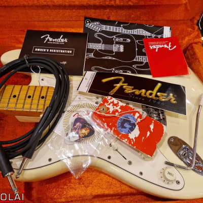 Fender USA Jimi Hendrix Tribute Stratocaster 1997 Olympic White for sale