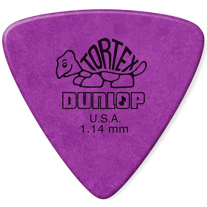 Dunlop Tortex Triangle Pick 1.14 mm 6 Pack image 1