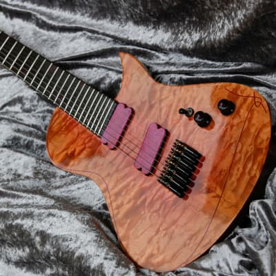 GB Liuteria  Boutique guitar Kapooya 7 string fanned knotted thread edition image 6