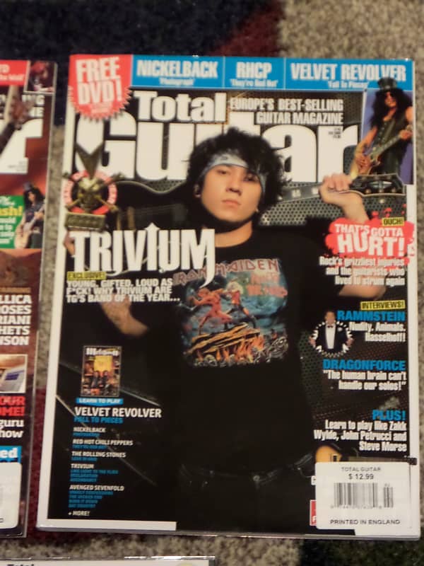 Total Guitar Back Issues (2) of UK Total Guitar Magazine (2006