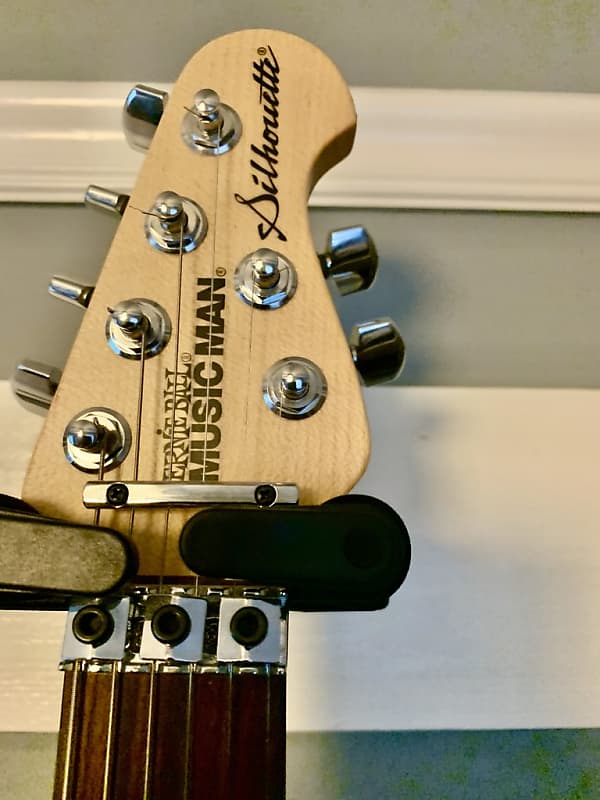 Ernie Ball Music Man Silhouette Floyd Rose 2013 Green | Reverb
