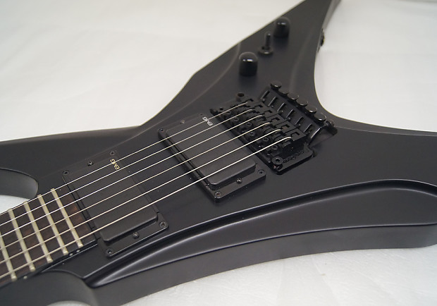 NEW DBZ Bird of Prey Electric Guitar - Matte Black / Floyd