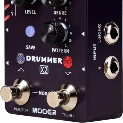 MOOER Drummer X2-Series Professional Stereo Multi Drum Machine image 4