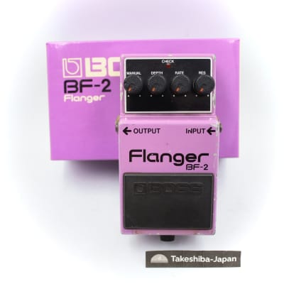 Boss BF-2 Flanger 1980-1984 (Black Label) Made In Japan