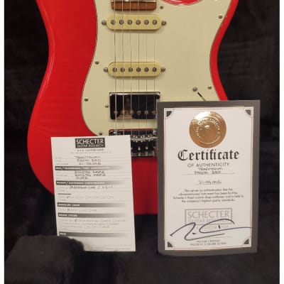 Schecter Traditional Route 66 SANTA FE H/S/S Sunset Red image 19
