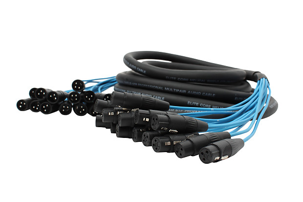 OSP PEX1630 Elite Core 16-Channel XLR Fan Cable Snake - 30' image 1
