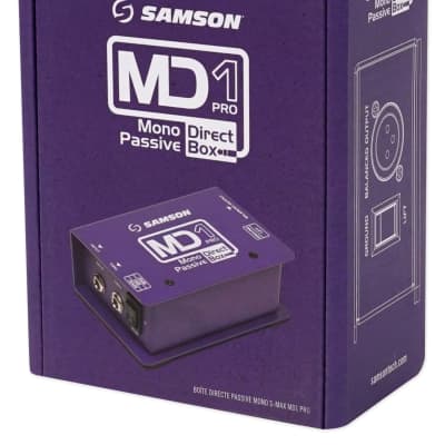 Samson S-Max MD1 Professional Passive Mono Direct DI Box,18Hz–40kHz image 6