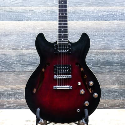 Yamaha SA800 Wine Red with Seymour Duncan Pickups Semi-Hollow Electric Guitar w/Case for sale