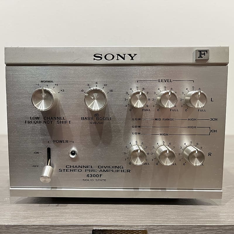 Sony TA-4300F Channel Dividing Stereo Preamplifier | Reverb