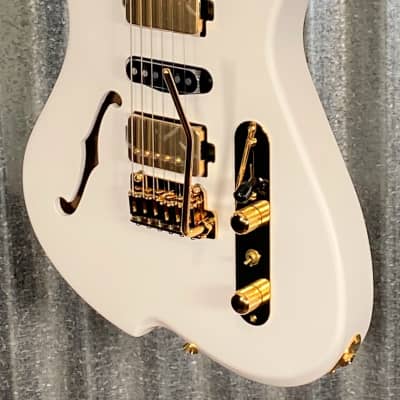Vola Vasti KJM J1 Kaspar Jalily Signature White Matte Guitar & Bag #4108 image 6