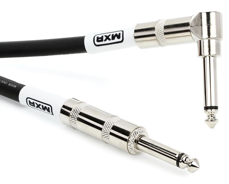 MXR DCIS10R Standard Straight to Right Angle Instrument Cable - 10 foot image 1