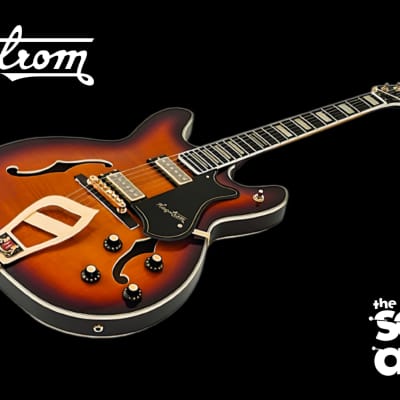 Hagstrom '67 Viking II Electric Guitar in Stunning Vintage Sunburst image 3