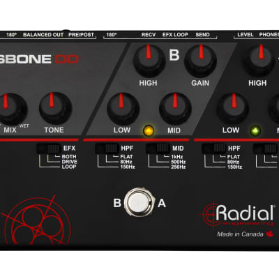 RADIAL Bassbone OD 2-Channel Bass Preamp image 6