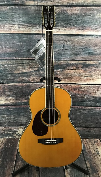 Crafter Left Handed TA 050 AM Parlor Acoustic Guitar Includes a hard shell case