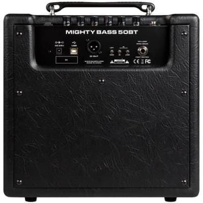 NuX Mighty Bass 50BT Digital Bass Amplifier with Bluetooth Bundle 