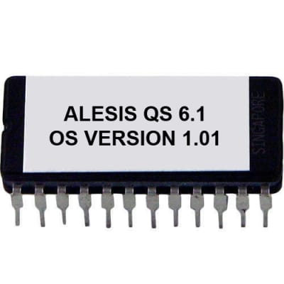 Alesis QS6.1 - Version 1.01 OS update ROM firmware upgrade EPROM Rom chip