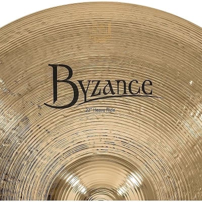 Meinl Byzance Brilliant B22HR-B 22" Heavy Ride Cymbal (Video Demo) image 6