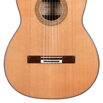 Stephen Hill 2021 Classical Guitar Cedar/Exotic Ebony image 1