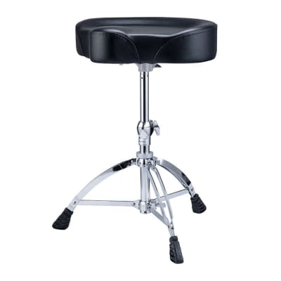 Mapex Drum Throne Double Braced Saddle Top image 1