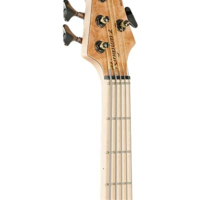 MTD Kingston Z5MP 5-String Bass Guitar Natural Gloss image 4