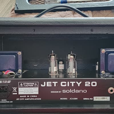 Jet City JCA20H 20-Watt Tube Guitar Amp Head 2010s - Black image 5