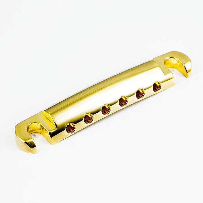 ABM 3020G Stop Tailpiece Gold Plated Brass Reverb