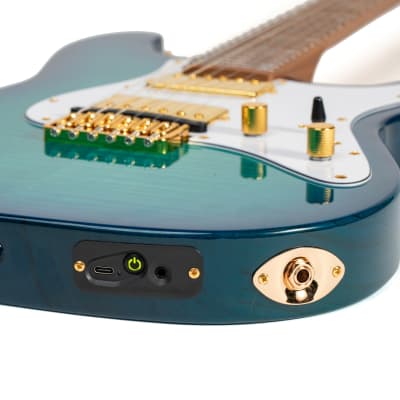 ギター Jamstik Deluxe MIDI Guitar Blue / Zivix Zivix ( ジビックス ) Jamstik Deluxe MIDI Guitar Blue 送料