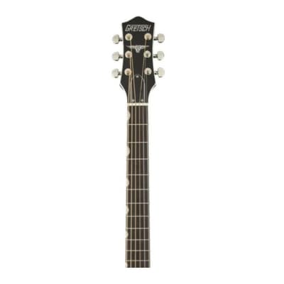 Gretsch G5013CE Rancher Junior Cutaway 6-String Acoustic Electric Guitar with Laurel Fingerboard and Mahogany Neck (Right-Handed, Black) image 7