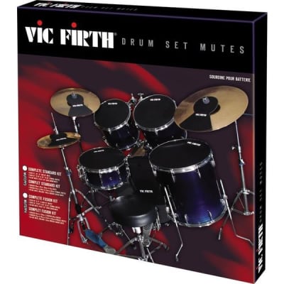 Vic Firth MUTEPP3 Drum Set and Cymbal Mutes Pack image 1