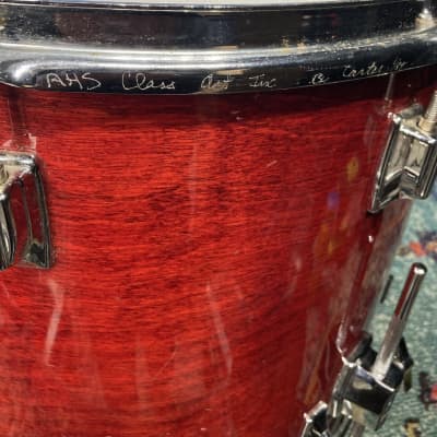 Tama - 18x16" Superstar Floor Tom 1980's - "Neil Peart" Cherry Wine image 10