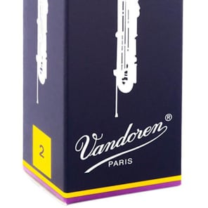 Vandoren CR152 Traditional Contra-Alto/Contrabass Clarinet Reeds - Strength 2 (Box of 5)